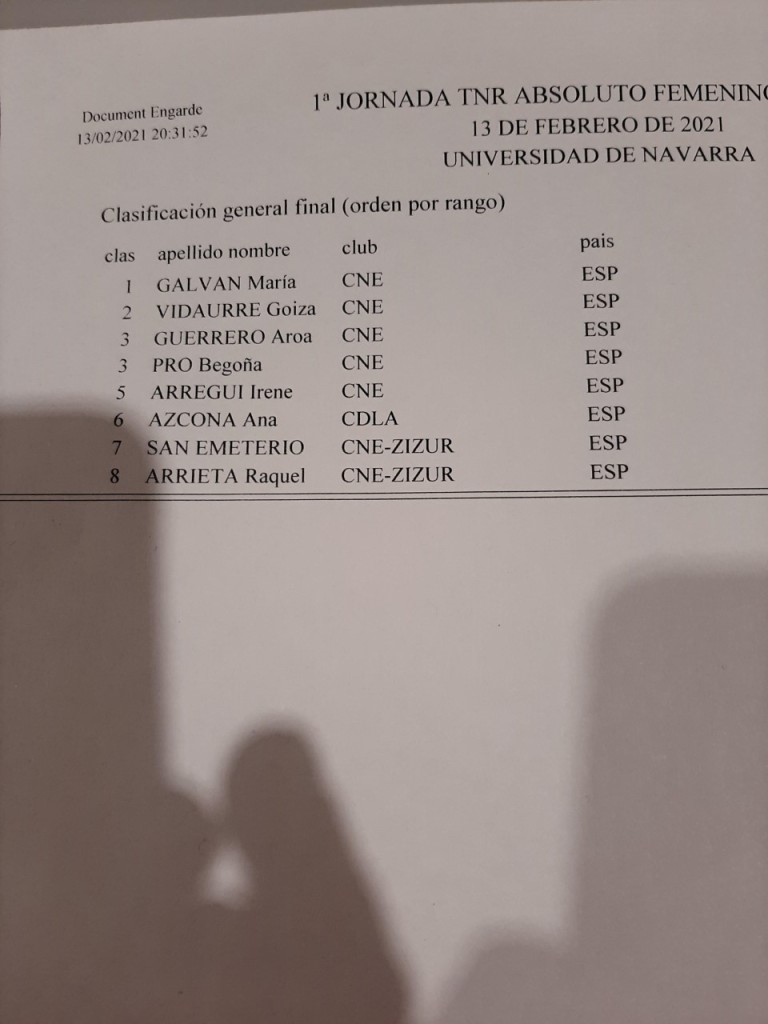 Torneo Navarro de espada sénior